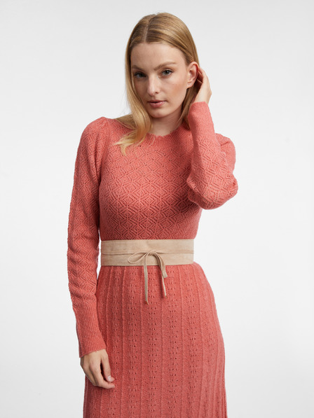 Orsay Béžový dámsky opasok v semišovej úprave ORSAY