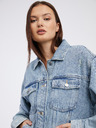 Tom Tailor Denim Modrá dámska džínsová bunda Tom Tailor Denim
