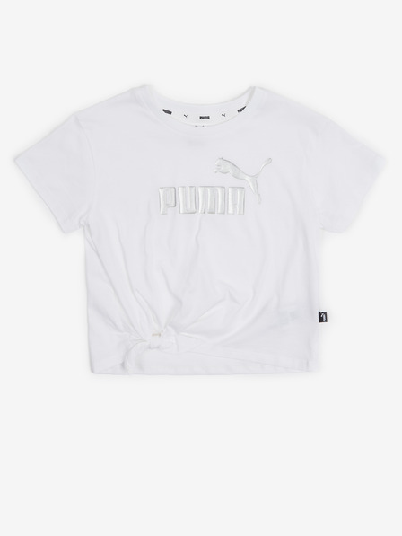Puma Biele dievčenské tričko Puma ESS+