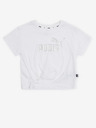 Puma Biele dievčenské tričko Puma ESS+