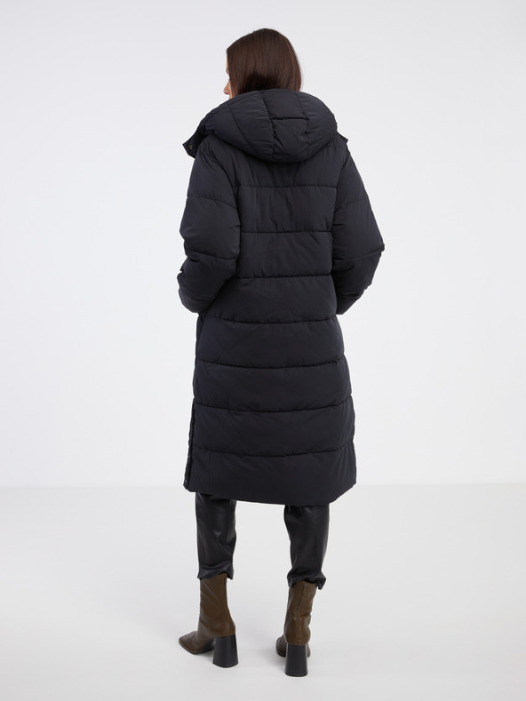 Scotch & Soda Čierny dámsky kabát Scotch & Soda