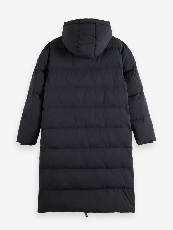 Scotch & Soda Čierny dámsky kabát Scotch & Soda