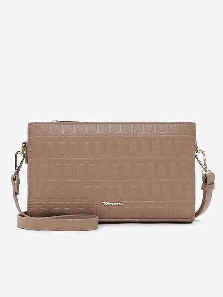 Tamaris Béžová dámska vzorovaná crossbody kabelka Tamaris Julia