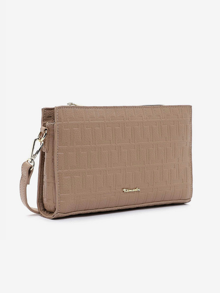 Tamaris Béžová dámska vzorovaná crossbody kabelka Tamaris Julia