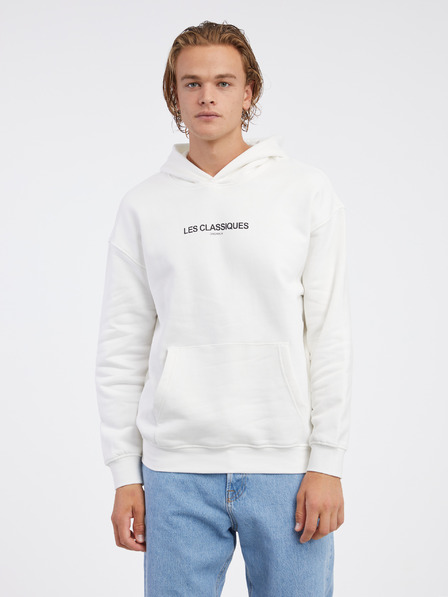ONLY & SONS Biela pánska mikina ONLY & SONS Les