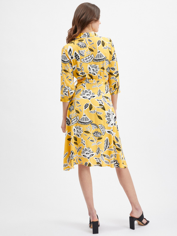 Orsay Žlté dámske kvetinové šaty ORSAY