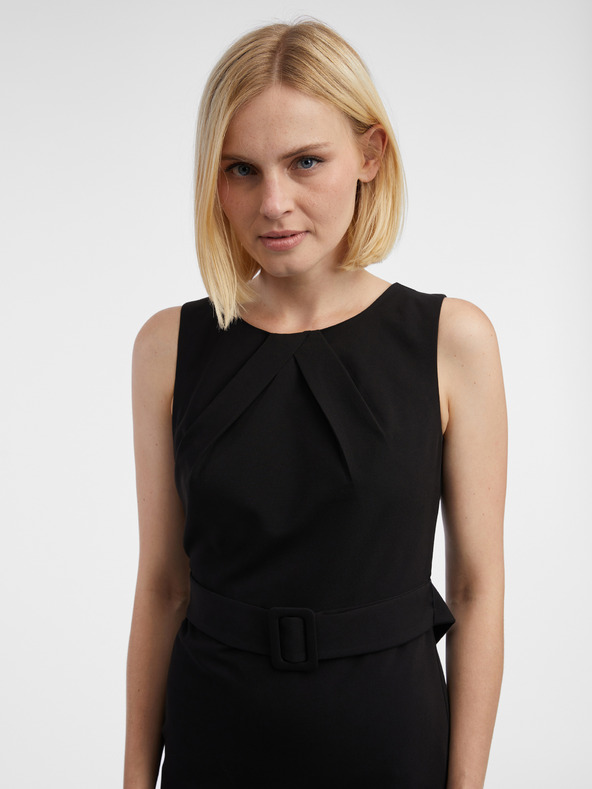 Orsay Čierne dámske plášťové šaty ORSAY