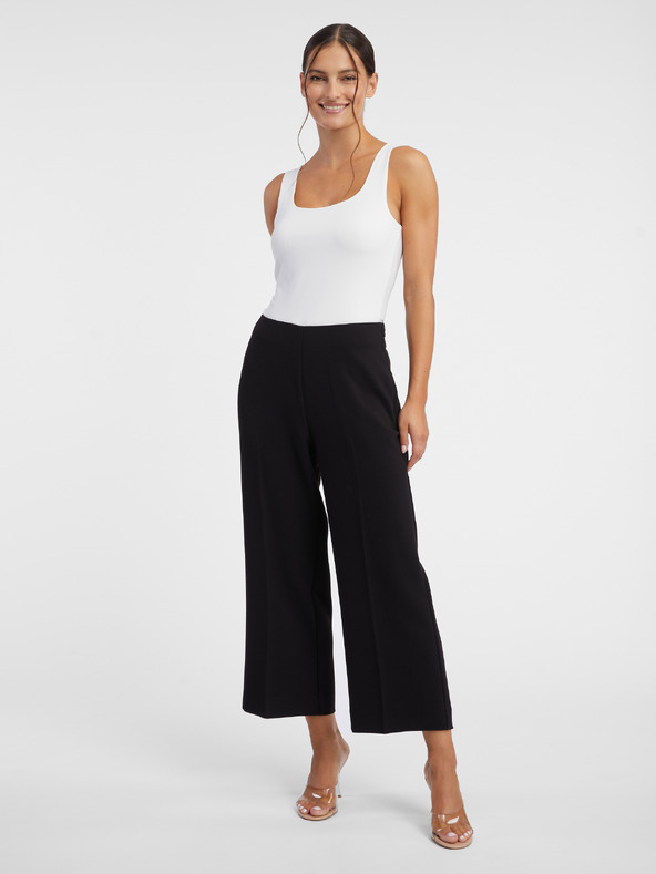 Orsay Čierne dámske culottes ORSAY