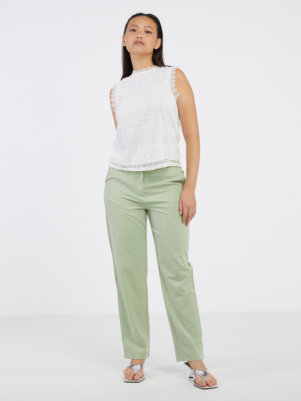 ONLY Biely dámsky top s čipkou ONLY Evie