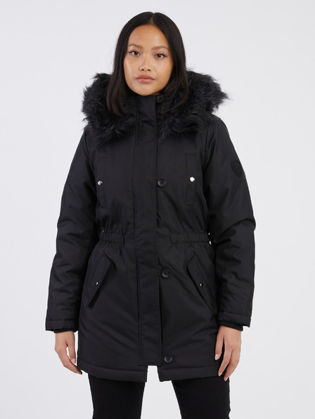 ONLY Čierna dámska parka ONLY Iris