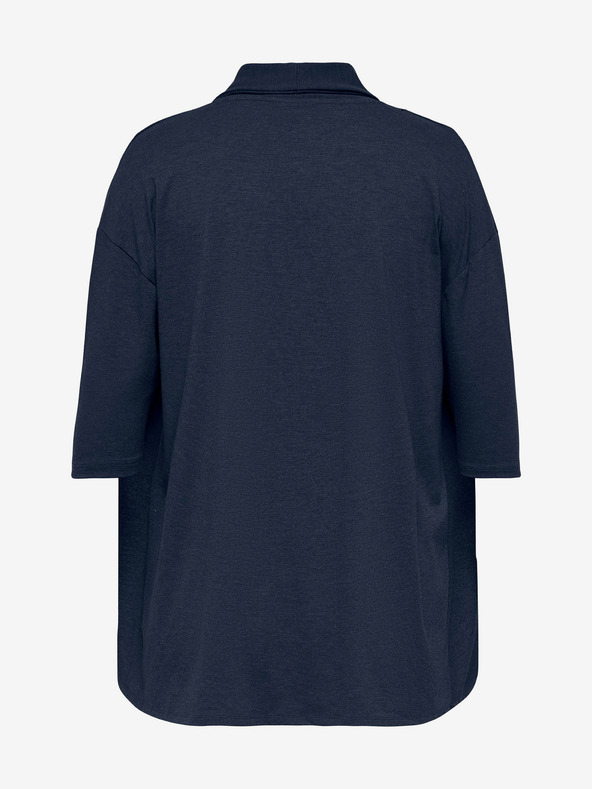 ONLY CARMAKOMA Tmavomodrý dámsky kardigán ONLY CARMAKOMA New Carma