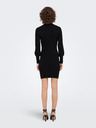 Jacqueline de Yong Čierne dámske šaty JDY Magda Sweater