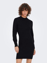Jacqueline de Yong Čierne dámske šaty JDY Magda Sweater