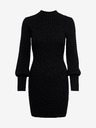 Jacqueline de Yong Čierne dámske šaty JDY Magda Sweater