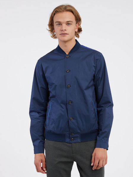 Scotch & Soda Tmavomodrá pánska bunda Scotch & Soda