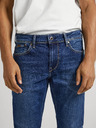 Pepe Jeans Modré pánske skinny fit džínsy Pepe Jeans Finsbury