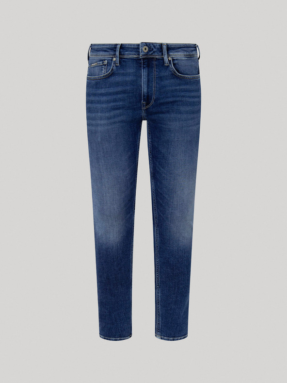 Pepe Jeans Modré pánske skinny fit džínsy Pepe Jeans Finsbury