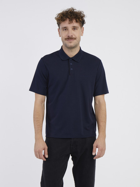 Jack & Jones Tmavomodré pánske polo tričko Jack & Jones Blamatt