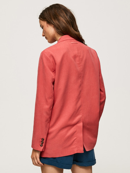 Pepe Jeans Tehlové dámske oversized sako Pepe Jeans Silvie