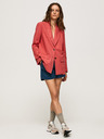 Pepe Jeans Tehlové dámske oversized sako Pepe Jeans Silvie