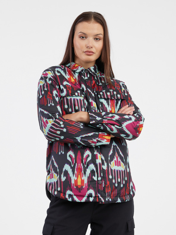 Desigual Čierna dámska vzorovaná bunda Desigual Eliot