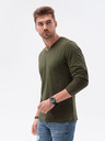 Ombre Clothing Pánske tričko s dlhým rukávom bez potlače - mix 2 kusov v balení V5 Z41 basic