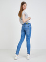 Pepe Jeans Modré dámske slim fit džínsy Pepe Jeans