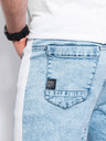 Ombre Clothing Svetlomodré pánske džínsové šortky Ombre Clothing W363