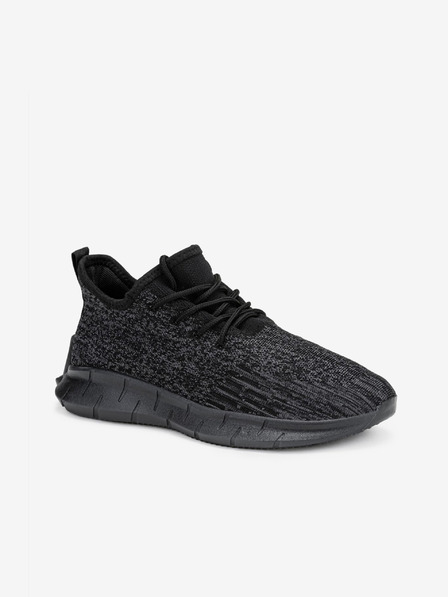 Ombre Clothing Čierne pánske tenisky Ombre Oblečenie