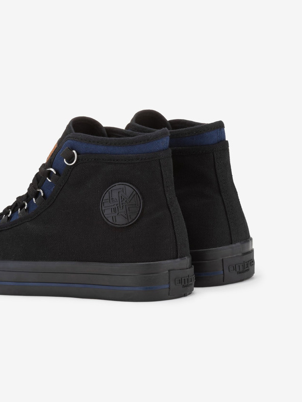 Ombre Clothing Čierne pánske tenisky Ombre Oblečenie T375