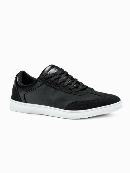 Ombre Clothing Čierne pánske tenisky Ombre Clothing T373