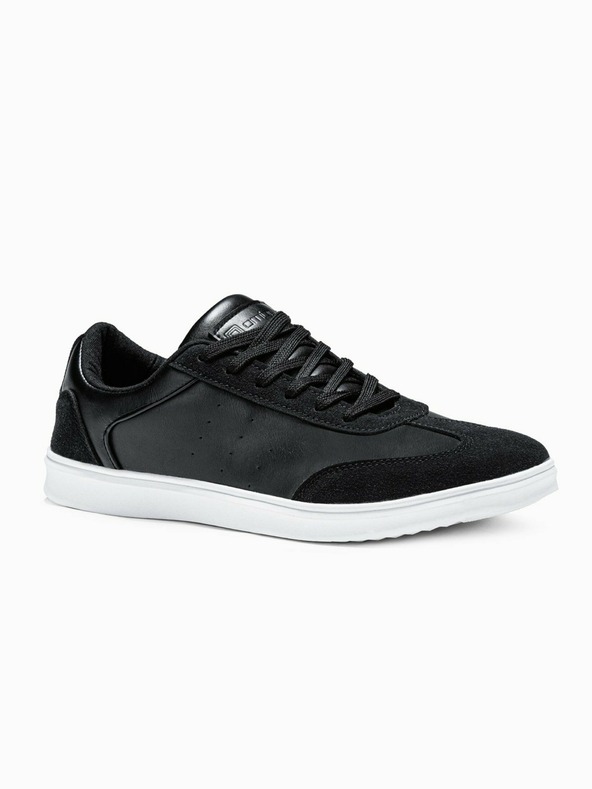 Ombre Clothing Čierne pánske tenisky Ombre Clothing T373