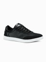 Ombre Clothing Čierne pánske tenisky Ombre Clothing T373
