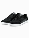 Ombre Clothing Čierne pánske tenisky Ombre Clothing T373