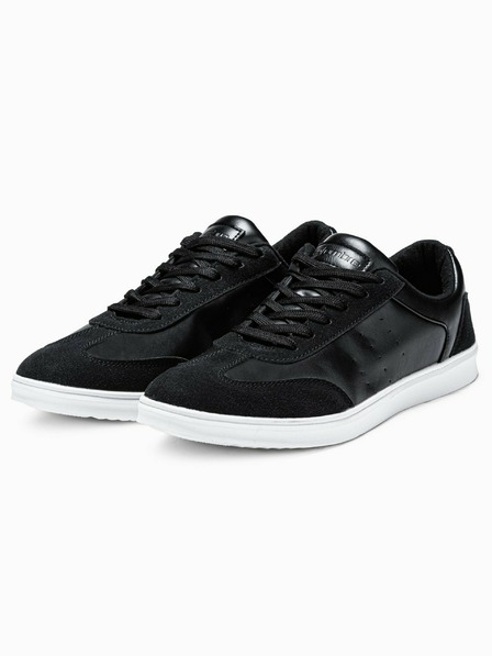 Ombre Clothing Čierne pánske tenisky Ombre Clothing T373