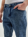 Ombre Clothing Tmavomodré pánske slim fit džínsy Ombre Clothing P923