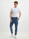 Ombre Clothing Tmavomodré pánske slim fit džínsy Ombre Clothing P923
