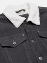 Ombre Clothing Tmavošedá pánska bunda C524 Ombre Clothing Transitional Jacket
