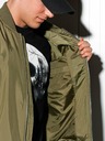 Ombre Clothing Khaki pánska ľahká bunda C439