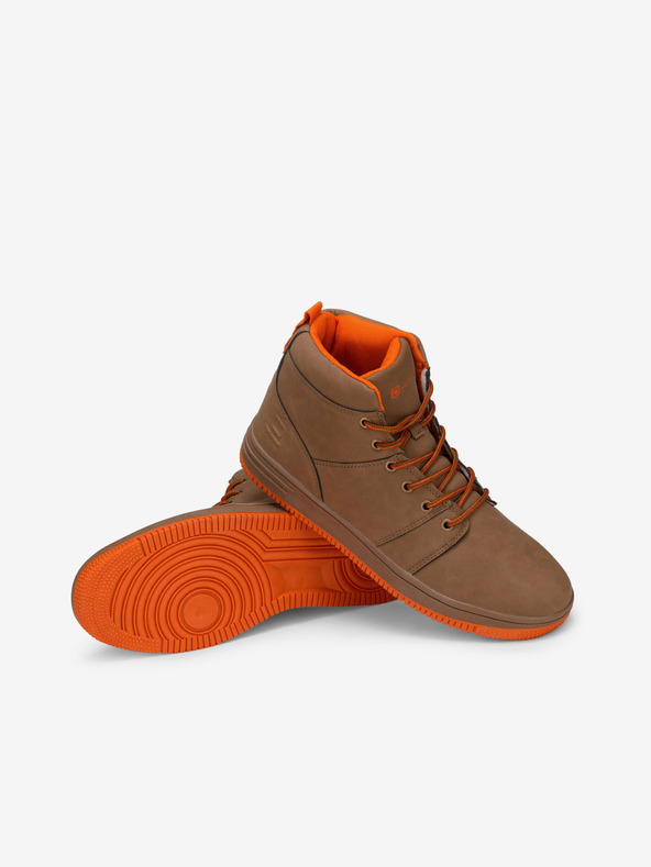 Ombre Clothing Hnedé pánske zimné tenisky Ombre Clothing T311