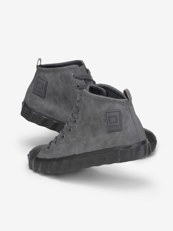 Ombre Clothing Šedé pánske členkové tenisky Ombre Oblečenie T374