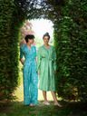 PiP studio Zelený dámsky pyžamový overal PiP studio Tokyo Blossom Green