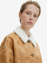 Tom Tailor Tom Tailor svetlohnedá dámska bunda z umelej kožušiny