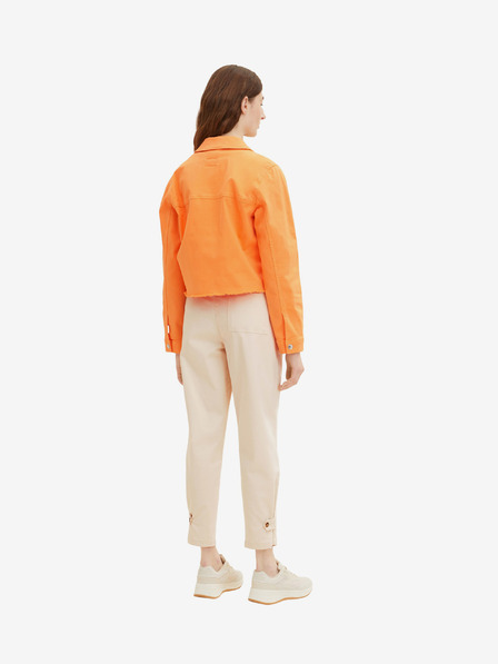 Tom Tailor Oranžová dámska plátenná bunda Tom Tailor