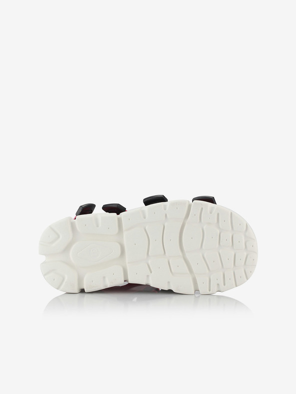 NAX Šedo-ružové dievčenské sandále NAX Nesso