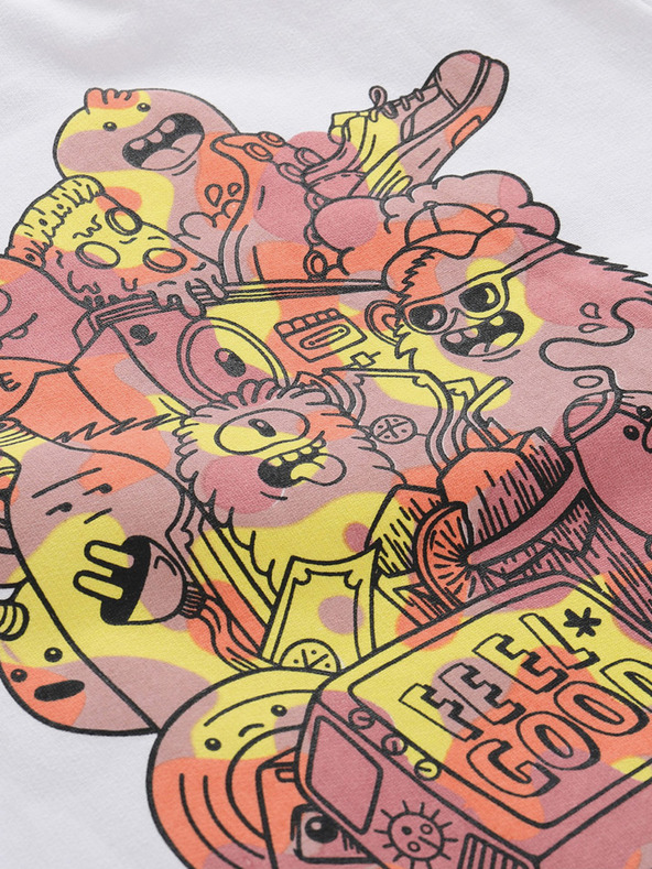 NAX Dámska mikina NAX UKIMA biela