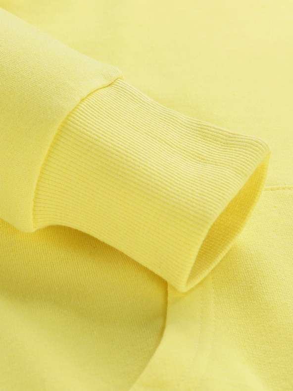 NAX Žltá dámska základná mikina NAX QEDA