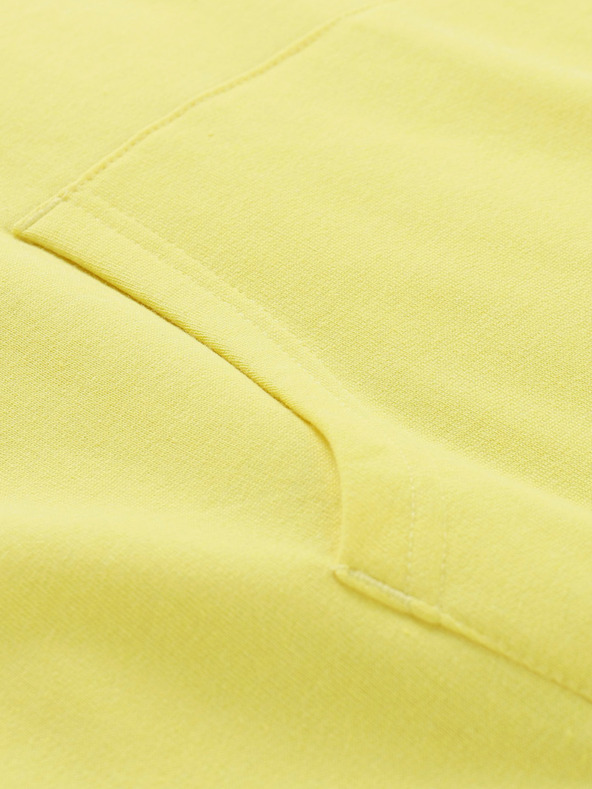 NAX Žltá dámska základná mikina NAX QEDA