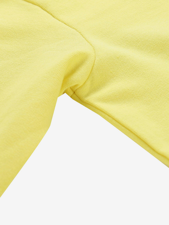 NAX Žltá dámska základná mikina NAX QEDA