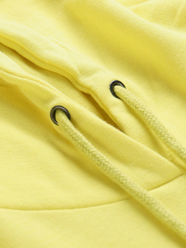 NAX Žltá dámska základná mikina NAX QEDA